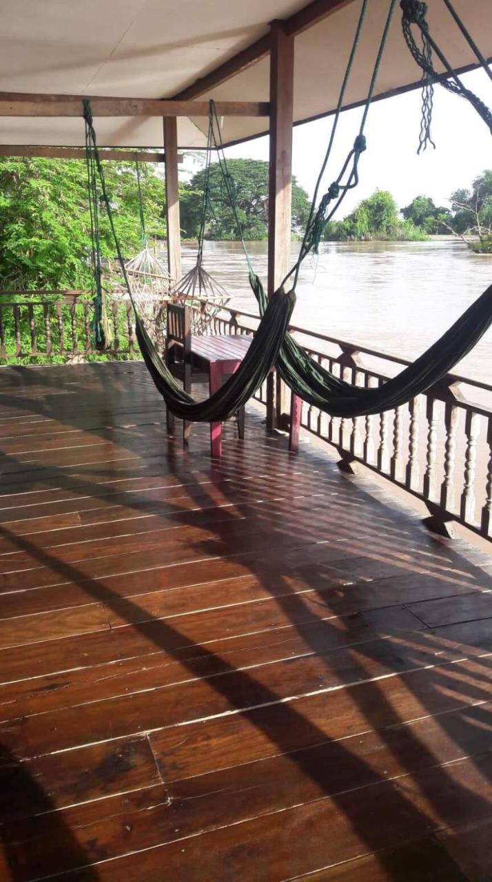 Riverside Bungalow 호텔 Ban Dondét 외부 사진
