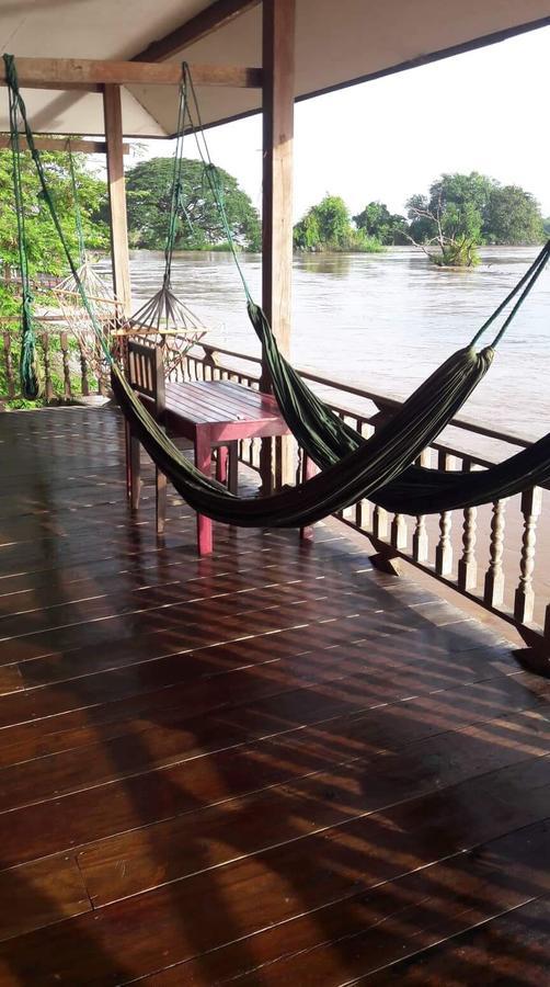 Riverside Bungalow 호텔 Ban Dondét 외부 사진