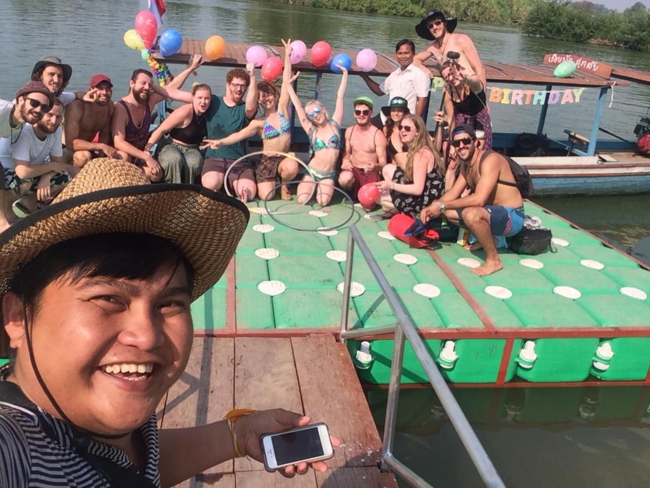 Riverside Bungalow 호텔 Ban Dondét 외부 사진